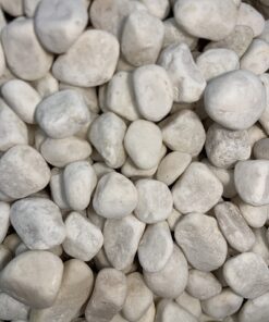 white round pebbles