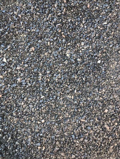 1/4" black granite gravel
