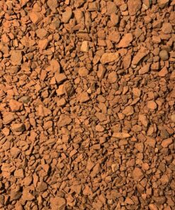3/8" brick-red gravel