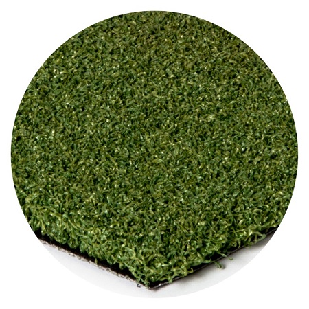 swatch of realistic looking artificial putting green