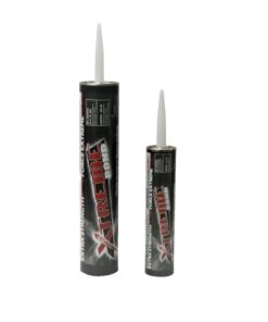 Two side-by-side tubes of xtreme bond adhesive