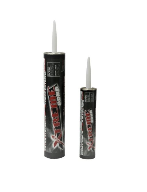 Two side-by-side tubes of xtreme bond adhesive