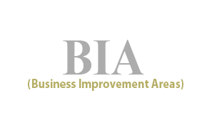 BIA Business Improvement Areas